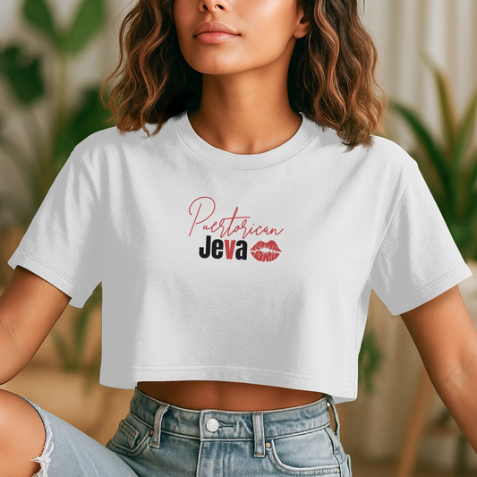 Puertorican JEVA Street Crop Tee